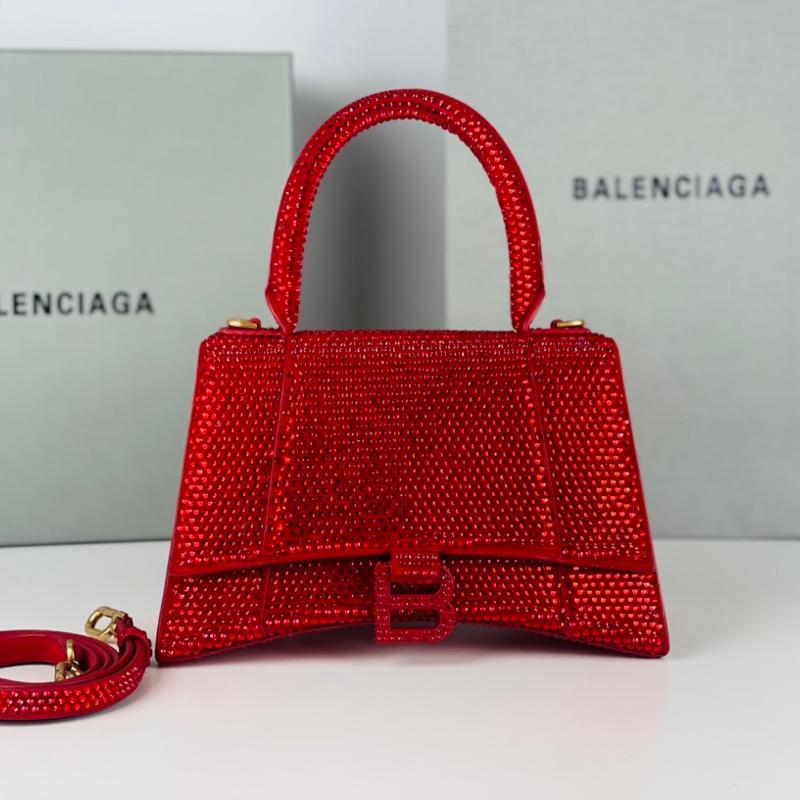 Balenciaga Bags 593546 Full Diamond Red